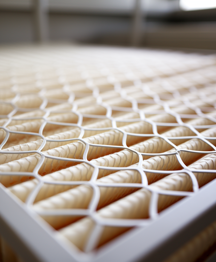 up close photo of a air filter